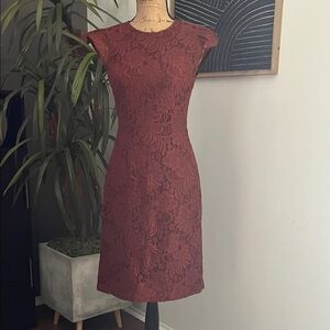 H&M Brown Lace Dress